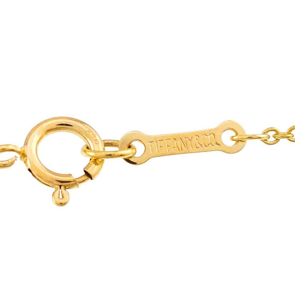 Tiffany & Co. Heart Necklace, 22mm wide, 40cm length, 18K Yellow Gold (750) O... - Picture 5 of 7